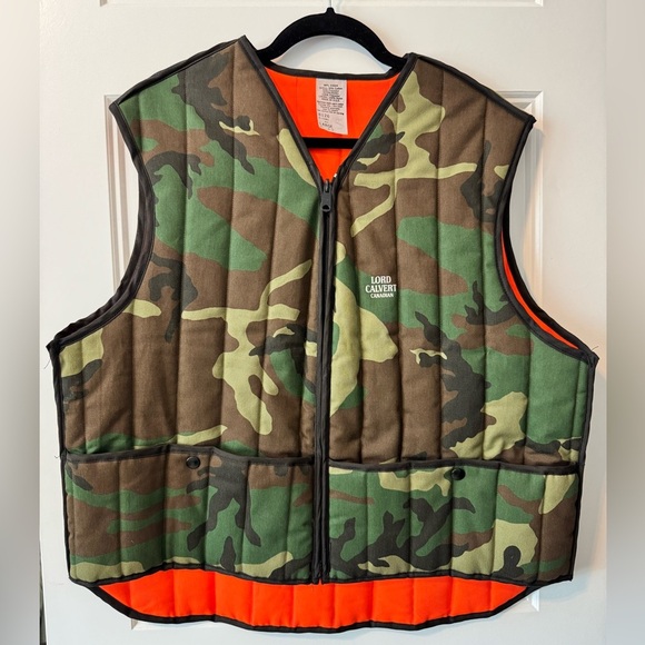 Vintage Lord Calvert Reversible
Camouflage Hunting Vest Adult Size Large - Picture 1 of 7